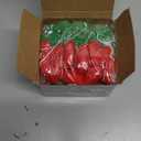 Tatuo 3 Pieces Christmas Wool Felt Ball Garland Colorful Pom Pom Garland 8.2 Feet Red and Green Felt Ball Heart Pompom Banner for Wall Home Office Christmas Tree Decorations