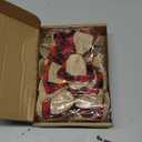 Chuangdi 6 Pcs Christmas Premade Bows for Wreaths Buffalo Plaid Bows Xmas Plaid Gift Bows Burlap Wreaths Bows Christmas Tree Topper for Wedding Holiday Thanksgiving(Black and White, Red and Black)