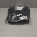 Ytonet Zipper Binder Bag, 2 Inch 3 Ring Binder with Zipper Fit 14 Inch Laptop, 500 Sheets Capacity Zippered Binders with Shoulder Strap & Removable O-Ring Pad for Middle School Students, Black & Grey