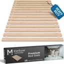 Meliusly SlatSure Full Size Horizontal Bed Slats  Heavy Duty Wood Replacement Bed Slats, Bed Frame Support Slats, Slatted Wooden Mattress Support Base for Broken, Sagging or Worn-Out Slats