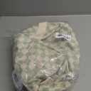 BLUBOON Duffle Bag Girls Kids Cute Gym Bag with Shoes Compartment & Wet Separation Waterproof Sports Overnight Travel Bag (Light green white grid)