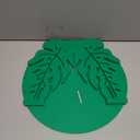 Lallisa 12" Palm Tropical Cake Stand for Hawaiian Party Cupcake Stand Jungle Luau Decorations, Green