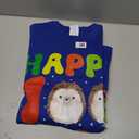 Happy 100 Days of School Hedgehog Lover Teacher Student Sweatshirt Size M Blue