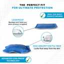 MedVance Super Absorbent Dressing, Non-Adhesive Pads for Wound Care, for Pressure Ulcers & 1st/2nd Degree Burns, Superior Moisture Absorption, Box of 10 dressings (6"x6" Bandage, 5"x5" Pad)