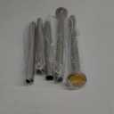 Brushed Nickel Shower Curtain Rods - 31-80 Inch Spring Tension Shower Rods for Bathroom, Adjustable, No Drilling, No Rust, Stainless Steel