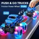 iValea Monster Trucks Toys for Toddlers Boys: Light-up Wheels for Kids Age 2-4 Years Old,Toy Car for Kid Ages 3-5,Boy Cars to 3-6,Toy Truck for Toddler 1-3,Jam Birthday Gift for Children 1-3