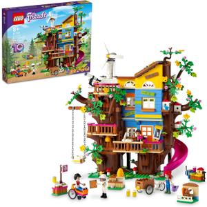 LEGO Friends Friendship Tree House 41703 Set with Mia Mini Doll, Nature Eco Care Educational Toy, Gifts for Kids, Girls and Boys Ages 8 Plus