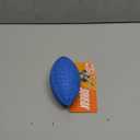 Nerf Dog Tire Squeak Football Outdoor Dog Toy, 6 Inch Dog Football Squeaking Toy for Medium and Large Breeds, Blue