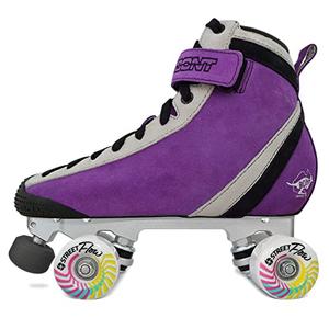 Bont Parkstar Purple Suede Professional Roller Skates for Park Ramps Bowls Street - Rollerskates for Outdoor and Indoor Skating 9.5
