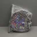 WERNNSAI Disco Ball Piata - Disco Party Decoration for Adult Birthday Party Supplies Hanging Disco Piata with Bat Blindfold Mirror Roller Skating Pull String, 12.2 x 12.2