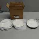 3 PCS Ceramic Cat Bowls, 5.5 in Pet Bowl Cat Dishes for Food and Water, Small Dog Dish(White)