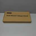 Small Backdrop Stand 3x3.3ft, Adjustable Photo Backdrop Stand Kit with 3 Clamps, Portable Background Stand Support for Parties Photoshoot, Table T-Shape Backdrop Banner Holder for Photography Paper