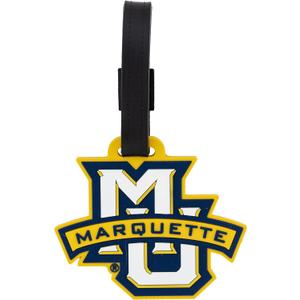 Desert Cactus Marquette University Luggage Tag  Official MU Golden Eagles Travel ID Tag for Suitcases, Bags, and Carry-Ons (PVC - Design A)