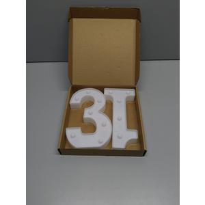 13th Birthday Decorations for Girls Boys,13th Birthday Party Decorations for Centerpieces Table,Light Up Numbers 13 Sign for Party Backdrop Wall Decor for 13 Wedding Anniversary Decoration