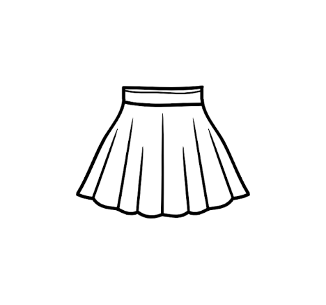 BlackSkirt For Women Medium