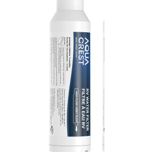 AQUA CREST RV Water Filter, RV Inline Water Filter with NSF Certified, Reduces Chlorine, Bad Taste and Odor, Ideal for Garden and Camper