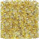 Dingion 59 Feet Christmas Tinsel Garland Metallic Twist Ornaments Hanging Glitter Xmas Garland for Christmas Tree Indoor Outdoor Decoration Party Supplies (Silver, Gold)