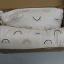 Toddler Pillow with Pillowcase - 10x18 My Little Dreamy Kids Travel Bed Pillows for Sleeping, Organic Cotton Small Pillowcase, Soft & Breathable, Machine Washable, 2-5 Years Old (Jolly Rainbow)