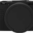 Silicone Case for Sony RX100 VII Camera, Soft Protective Cover with Anti-Slip Grip and Lens Protection for DSC-RX100 VII Digital Camera, Scratch Resistant (Black)