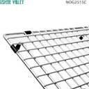 Serene Valley Sink Bottom Grid 24-9/16" X 14-7/16", Centered Drain with Corner Radius 3/8", Sink Protector NDG2515C
