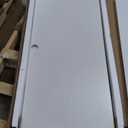 Techni Mobili Storage Drawers and Cabinet 51.25 W-Modern Office Large Floating Desktop Surface Desk, 23.6" D x 51.2" W x 29.8" H, White/Gold