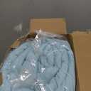 Bedsure Comforter Duvet Insert - Quilted Comforters King Size, All Season Duvet, GentleSoft Down Alternative Bedding, with 8 Tabs, Gifts for Women/Men, Light Spa Blue, King 90 x 102 Inches