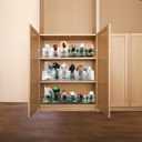 Yes!Fresh Shoe Slots Organizer, Boutique Display Style Shoe Stacker for A Pair of Shoes, Separable Shoe Rack for Closet Organization, 3 Adjustable Narrow Shoe Rack (Clear, 12 Pack)