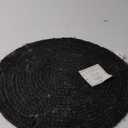 Black Jute Round Placemat
