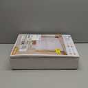 WOWLIVE Corner Bread Box for Kitchen Countertop, Large Vintage Bread Storage Container Bin for Homemade Bread, Double Layer Farmhouse Bread Holder for Kitchen, Cabinet, Pantry (Black, Extra Large)