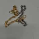 Purse Chain [Double Charm] Gold Silver Shoulder Bag Chain Accessory - MiniRolo on MiniRolo 11" by 10"