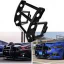Dyno Racing Black Car Front Bumper Beam Bracket Protector Safety Bar Kit Bull Bar Grille Guard Removable Compatible With Ford Mustang 2015-2019