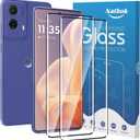 2 Pack 3D Compatible with Moto G85/Edge 50 Fusion/50 Neo Screen Protector,3D Full Coverage 9H Tempered Glass Film,HD Clear Scratch Resistant,Bubble-Free for Moto G85 5G Screen Protector