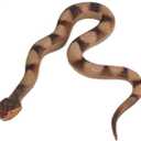 Realistic Fake Snakes Toy Lifelike Soft Rubber Garden Snake Scare Birds and Squirrels Tricky Model Snake Toys for Gift Party Favors or Halloween Decoration Props