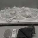 shinic 9" Twin Window Fan with Remote Control,Reversible Airflow,Removable Cover,3 Speeds, 3 Modes, Expandable Panels (From 24" to 37"),ETL Certified, White