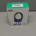 Noot Products Kids Headphones with Microphone K12 Stereo 5ft Long Cord with 85dB/94dB Volume Limit Wired On-Ear Headset for iPad Kindle, Fire/ Toddler/ Boys/ Girls/ School (Blue/Lime)