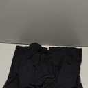 Puimentiua Cotton Linen Pants Men Casual Loose Fit Elastic Drawstring Waist Summer Beach Pants (3X-Large, Black)