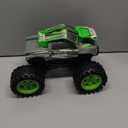 Exploding Monster Truck Toy with Explosive Crash Sounds and Lights, Smash It Up Again and Again, 8.7 Monster Truck Toys for Boys Kids Ages 3, 4-7 & Above | Toddler Toys for 3 Year Old Boys Gift (Grey)