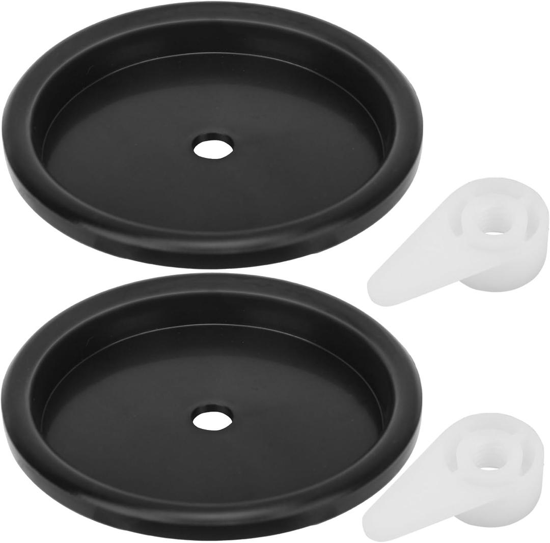 2 Pack 73316 83872 Vacuum Filter Nut And Plate(Only Nut & Plate) Compatible with Ridgid Craftsman VT2565 Vacuum Cleaner Wet/Dry Accessories VF3000 VF3500 VF4000 VF5000 VF6000 12303