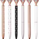 6 PCS Diamond Pens With Big Crystal Pretty Glitter Ballpoint Pens Gifts for Women Girls Include 6 Pen Refills