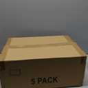 SNSLXH 5 Pack Stackable Closet Storage Basket, Multifunctional & Foldable Closet Organizer for Bathroom Kitchen Laundry Room Wardrobe Storage, Space-Saving Clothes Storage Drawer Organizer, White