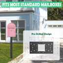 43" Heavy Duty Steel Mailbox Post