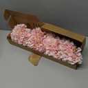 Pink Flowers Silk Artificial Hydrangeas, 4Pcs 22" Lifelike Large Silk Flowers with Stems, Artificial Flowers for Wedding Bouquet Table Centerpieces Outdoor Home