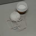 SALKING Essential Oil Diffuser, 100ml Small Aromatherapy Diffuser with Auto Shut-Off Function, Ultrasonic Diffusers for Essential Oils, Cool Mist Humidifier with Warm White Lights, for Office Home (White + Wooden Grain)