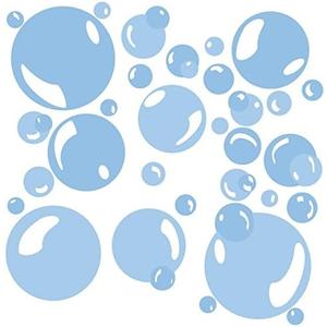 RoomMates RMK1846SCS Bubbles Peel and Stick Wall Decals
