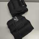 Sportneer Adjustable Ankle Weights Set - 1 Pair (2-10 lbs) Removable Sandbags for Women & Men, Comfortable Neoprene Leg Weights for Walking, Running, Pilates, Yoga, Home Workout & Physical Therapy (Black)