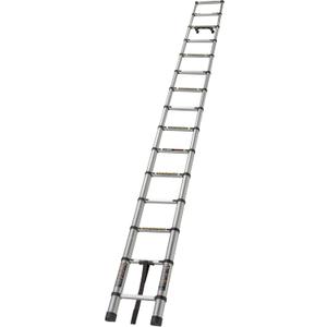 Lippert On-The-Go Portable, Telescoping RV Ladder - 14.5'  Enhanced Stability and Safety - Retracts to 35.75" - Sturdy 330 lb. Capacity - Compatible Ladder Receiver - 2021126697