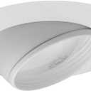NICOR Lighting 6 in. White Recessed Eyeball Trim with Baffle (17526WH)
