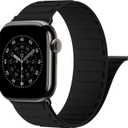 Patented Magnetic Link Sport Band Compatible with Apple Watch Bands Men 44mm 45mm 46mm 49mm 42mm 41mm 40mm 38mm Women, Nylon Sport Loop Strap for iWatch Ultra 3 2 1 SE Series 11 10 9 8 7 6 5 4 3 2 1