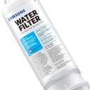 SAMSUNG Genuine Filters for Refrigerator Water and Ice, Carbon Block Filtration for Clear Drinking Water, HAF-QIN-2P, 2 Pack