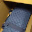 Jongyance American Mahjong Set with Dark Blue Carrying Bag, 166 White Tiles, 4 Racks withPushers, Mahjong Tiles Set for Beginners, 1.2"0.9"0.5"